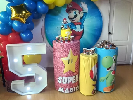 decoración mario bros