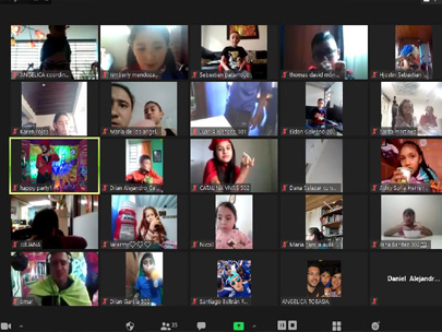 Vacaciones Recreativas virtuales Happy Party