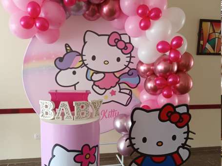 decoración hello kitty