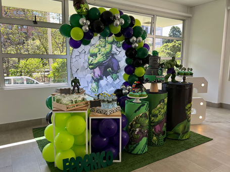 Decoración de Hulk