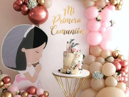 decoración primera comunión