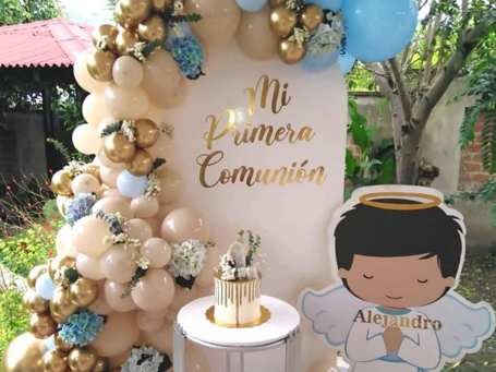 decoración primera comunión